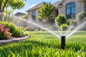 Sprinkler that won't turn off and stop watering Dallas, TX lawn